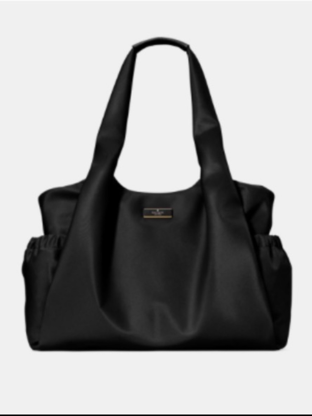 kate spade Black Nylon Baby Tote with Side Pockets